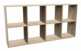 Top E Shop MALAX 2X4 SONOMA knygų spinta svetainei