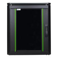 Stovimas stovas Lanview RDL12U66BL — 12U, 600 kg, rakinamas, reguliuojamos kojelės, kabelių valdymas, IP40, juodas