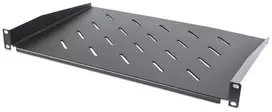 Intellinet 19 colių konsolinė lentyna, 1U, gylis 350 mm, ventiliuojama, max 25 kg, juoda, trejų metų garantija