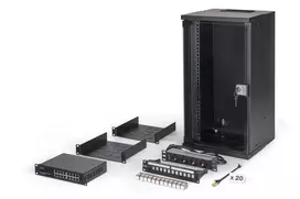 Sieninis tinklo stovas Digitus DN-49105-SET 12U 60 kg IP20