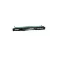 Patch Panel VALUE Kat.6 19 colių 24 prievadų ekranuotas juodas