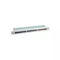 Patch Panel VALUE Kat.6 19 colių 24 prievadai Ekranuotas Pilkas