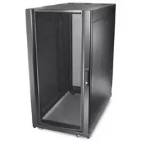 APC NetShelter SX AR3104SP1 serverių spinta, 24U, 19 colių, 600 mm pločio, su stogu ir šonais, apsauginė pakuotė, juoda