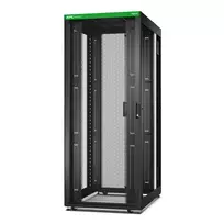 APC Easy Rack ER8220 stovas 42U, juodas, su stogu, ratukais, kojelėmis, 4 kronšteinais ir dugnu, be šoninių plokščių, 1991x800x1200 mm