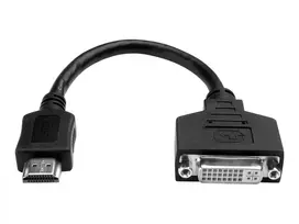 Eaton Tripp Lite P132-08N HDMI į DVI adapteris (HDMI kištukas į DVI-D lizdą) - 20,32 cm - 0,2 m - DVI-D - HDMI - Kištukas - Lizdas - Auksuotas