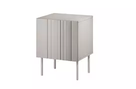 Naktinės spintelės Cama Meble ISLA 44,5x40x59 cm matinė kaspinė, MDF ir medžio drožlių plokštė, 2 vnt.