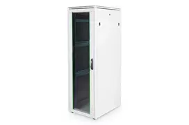 DIGITUS 36HE Unique tinklo spintelė 600x800mm stiklo durys pilka