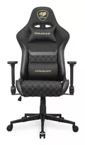 Universali žaidimų kėdė COUGAR Armor One V2 Gold F, paminkštinta sėdynė, juoda/auksinė