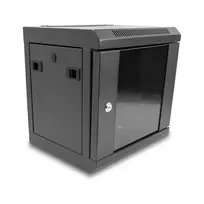 DeLOCK 43417 10 colių tinklo spintelė 6U su stiklinėmis durelėmis, juoda