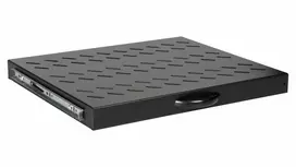 Stumdoma lentyna Equip 19 inch, 1U, 600 mm, juoda