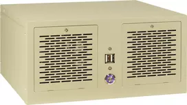 Mini serverio korpusas INTER-TECH IPC S34N su 2x USB 2.0 ir 2x 80 mm ventiliatoriais