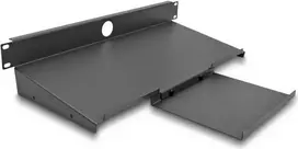 DeLOCK 66749 stalčius klaviatūrai 19 colių plieninis pilkas 483 mm gylis 221 mm plotis