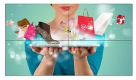 Philips Signage Solutions X-Line Videowa skaitmeninis stendas 139,7 cm (55 colių) LED 500 cd/m² Full HD juodas