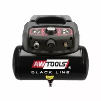Oro kompresorius AWTools AC6 6L 1,5 HP nešiojamas bakas