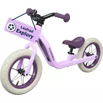 Balansinis dviratis HUDORA Explory 12 colių levandinis – pirmasis vaiko dviratis be pedalų