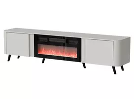 TV spintelė Cama Meble Volare 200 x 39 x 49 cm kašmyro su elektriniu židiniu