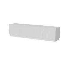 TV spintelė Cama Meble LIVERTI 2000x420x480 mm, balta, medžio drožlių plokštės viršus