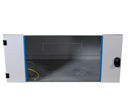 Priekinės durys stelažui EFB Elektronik 102130GR.04, stiklinės, 600 mm, pilkos