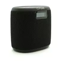 Pure Acoustics Pure Woodland Mini vandeniui atsparus lauko garsiakalbis su FM/DAB+ radiju, juodas