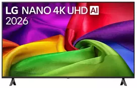 LG 85NU800B3LA 85 colių 4K UHD išmanusis televizorius su webOS ir AI procesoriumi, juodas