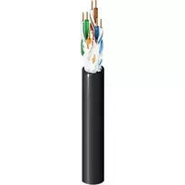 Belden Cat5e OSP lauko kabelis, 4 poros, 24 AWG, 1000 pėdų (305 m), juodas