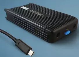 Getac USBC100-5463 visiškai apsaugotas DC/DC 100W USB-C maitinimo adapteris