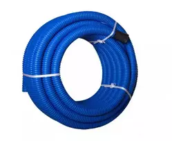 KOPOS Arot RODK 50/41mm dvigubos sienelės gofruotas vamzdis, mėlynas, 50 m ritinys, SN4 HDPE