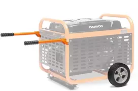 Daewoo Power Products DAWK 30 Generatorio Transportavimo Rinkinys su Kietos Gumos Ratukais ir Sulankstoma Rankena