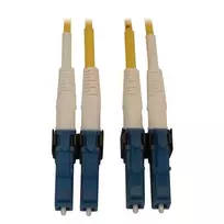 Eaton Tripp Lite Series N370X-01M 400G Duplex Singlemode 9/125 OS2 perjungiamos poliarizacijos šviesolaidinis kabelis (LC/UPC M/M, 1m, LSZH, geltonas)