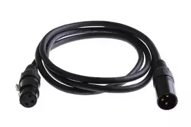 MERCODAN PRO XLR kabelis 0,75 m AWG24 juodas