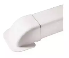IVENSIS IPWE80 Balta sieninė rozetė – įleidžiamos elektros dėžutės dangtelis, ABS plastikas, 80x80x10mm
