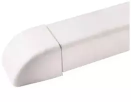IVENSIS IPEP60 kabelių kanalo galinis dangtelis baltas 60 mm PVC užspaudžiamas