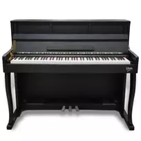 V-TONE PLF-256 BK 88 klavišų skaitmeninis pianinas su graduotu plaktuko veikimu, 238 balsai, 200 ritmų, 128 balsų polifonija, 3 pedalai, 2x25W garsiakalbiai, USB MIDI/Audio, juodas