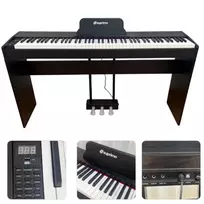 SUPRIMO SDP88 BK 88 klavišų svertinės klaviatūros skaitmeninis pianinas - juodas
