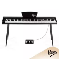 V-TONE BL-130 BK Skaitmeninis pianinas su 88 svertiniais klavišais, 16 balsų, 128 balsų polifonija, 3 pedalais ir 2x25W garsiakalbiais – juodas