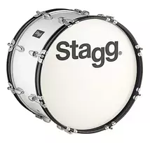 Stagg MABD-2012 maršinis bosinis būgnas 20 colių x 12 colių baltas