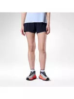 ROSSIGNOL W Sapa 2-in-1 Short 5' moteriški bėgimo šortai juodi XS