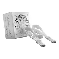 CORSAIR RMe White Series RM850e 2026 Cybenetics Platinum sertifikuotas 850W pilnai modulinis ATX maitinimo blokas