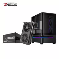 ASUS UWM 1 žaidimų korpuso, vaizdo plokštės ir maitinimo bloko rinkinys (AP202 ARGB | RTX 5050 | PRIME 750W)