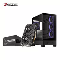 ASUS UWM 2 žaidimų korpuso, vaizdo plokštės ir maitinimo šaltinio rinkinys (A31 PLUS | RX 7600 | PRIME 750W)