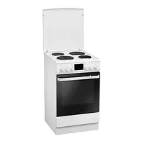 Amica SHE 11545W laisvai pastatoma elektrinė viryklė 50 cm balta A energijos klasė