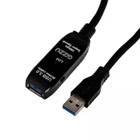 Gizzu USB 3.0 Active Extension Cable 5m – juoda