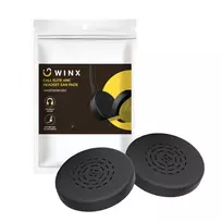 WINX CALL Elite ANC ausinių silikoniniai antgaliai (pakeitimai) - 3 poros (S/M/L), juodi, geresnė triukšmo izoliacija