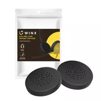 WINX CALL Pro 2 ANC ausinių keičiamos silikoninės antgalės (mažos, 3 poros, juodos)