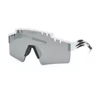 Philipp Plein Sport vyriški akiniai nuo saulės SSP001-9905WW - juodas rėmelis, pilki lęšiai, 99mm