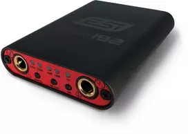 ESI UGM192 USB-C garso sąsaja su 192 kHz 24 bitų konversija, XLR/TRS kombinuotu įėjimu, Hi-Z instrumentų įėjimu, tiesioginiu monitoringo režimu