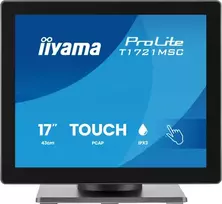 IIYAMA ProLite T1721MSC-B3 17 colių SXGA 5:4 10 taškų liečiamas monitorius su HDMI, VGA, USB šakotuvu ir garsiakalbiais