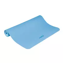 REBEL ACTIVE Blue TPE mankštos kilimėlis 200x115x1 cm – joga, pilatesas, fitnesas, gimnastika