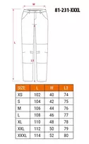 NEO Tools 81-231-XXXL apsauginės kelnės pilkos/juodos