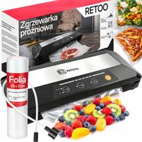Vakuumavimo aparatas maistui automatinis 110 W su plėvele ir adapteriais, Vakuumavimo aparatas maistui automatinis 110 W su plėvele ir adapteriais